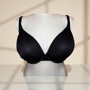 Full Figure Plus Size Cacique Black Bra Size 46DDD